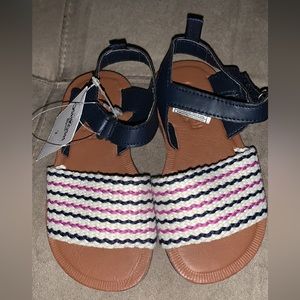 Little girl sandals size 7 toddlers